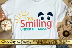 Mask SVG PNG EPS DXF Face Mask SVG Mask Design SVG Cut File Product Image 3