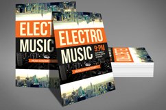 Modern Electro Music Flyer Product Image 3