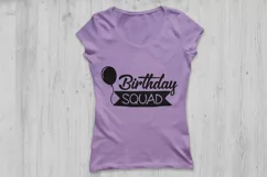 Birthday Squad Svg, Birthday Svg, Birthday Party Svg. Product Image 2