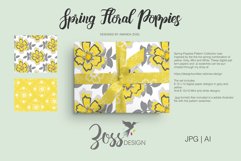 Spring Floral Poppies | Digital paper paper designs|Patterns Product Image 2