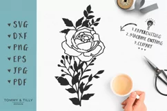 Floral No.2 Design - Cut File SVG EPS DXF PNG PDF JPG Product Image 2