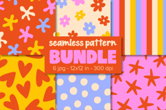 Colorful Summer Patterns, Colorful Backgrounds Product Image 1