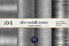 Silver Metallic Texture |Brushed Metal Background Product Image 1