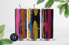 Neon Crayon Drip Texture | Bright Dripping Crayon Pattern Product Image 2
