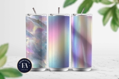 Holographic Pastel Digital Paper, Iridescent Texture Product Image 2