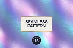 Holographic Pastel Digital Paper, Iridescent Texture Product Image 3