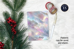 Holographic Pastel Digital Paper, Iridescent Texture Product Image 4