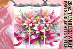 Joyful Escape 20oz tumbler wrap, Flowers Product Image 1