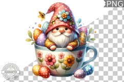 Easter Gnome Sublimation - Clipart PNG Design Product Image 1