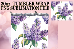 Playful moments 20oz tumbler wrap, Flower Pattern Product Image 1