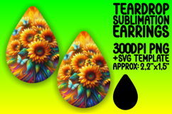 Charming Teardrop Design for Craft Projects , Flowers Product Image 1