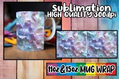 Vibrant Illusion 3D Mug Wrap, 11oz 15oz Sublimation Product Image 1