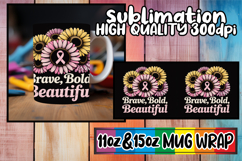 Magical moments 11oz 15oz sublimation wrap, Breast Cancer Product Image 1