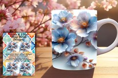 Vibrant 3D Flower Mug Selection Product Image 1