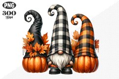 Halloween Gnomes Sublimation - Clipart PNG Design Product Image 1