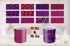 12 Happy Halloween Mug Sublimation PNG Bundle, Mug Wrap Product Image 2