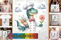 RADIANT TSHIRT Sublimation PNG, Dino Product Image 1