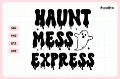 Spooky Bachelorette Party Saying SVG | Haunt Mess Express Product Image 3