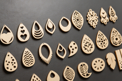 Boho Wooden Earring Laser Cut Bundle Product Image 3