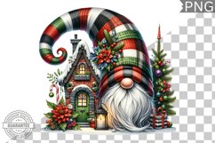 Christmas Gnome Sublimation - Clipart PNG Design Product Image 1