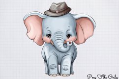 Watercolor Safari Adventure Clipart PNG Product Image 1