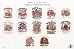 Coquette Spring Reading Sublimation Product Image 5