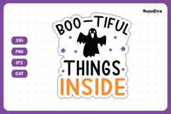Halloween Small Business Packaging Sticker | Bootiful Things Product Image 3