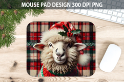 Christmas Cute Lamb Pad Sublimation - Animal PNG Design Product Image 1