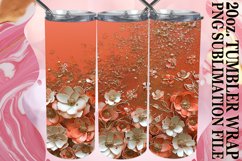 Glitzy Leopard Print Tumbler Design: Sublimation - 20oz Product Image 1