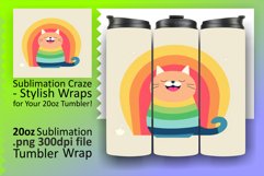 Meow-tastic Tumbler Creations: Sublimation Elegance Product Image 1