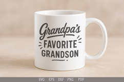 Grandpa&#039;s Favorite Funny Quote Design for T-Shirts and Gifts Product Image 5