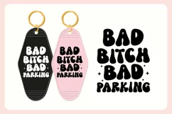 Funny Driving Motel Keychain SVG Vol.2 | Bad Parking Product Image 3
