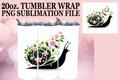 Bright Mornings 20oz tumbler wrap, Flower Animals Product Image 1