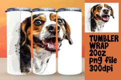 Charming Peek-a-Boo Dog Whimsy Joyful Charm Sublimation Product Image 1