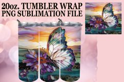 Stunning Butterfly Glitter Wrap for 20oz Tumblers Product Image 1
