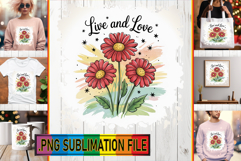 Playful PNG TSHIRT Magic, Flowers Quote Product Image 1
