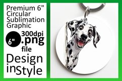 Charming PeekaBoo Dog Circle Whimsy Joyful Charm Product Image 1