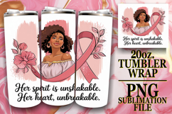 Cozy moments 20oz tumbler wrap, Cancer Product Image 1