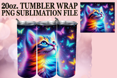 ENCHANTED EVENINGS 20oz TUMBLER WRAP, Cat Product Image 1