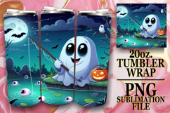 ENCHANTING MOMENTS 20oz TUMBLER WRAP, Ghost Product Image 1