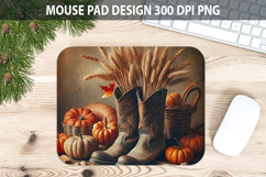 Boots Mouse pad Sublimation - Thanksgiving PNG Design Product Image 1