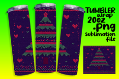 Custom 20oz Tumbler Wrap Download , Holiday Product Image 1