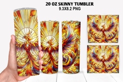 Skinny Tumbler 20oz Wrap Design, Summer Tumble PNG Design Product Image 1