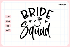 Bachelorette Party Saying SVG | Bride Squad Product Image 3