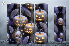 4 Halloween Tumbler Wrap Sublimations, 20 oz Product Image 3