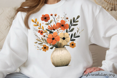 Mothers Day Folk Art Sublimation PNG Product Image 1