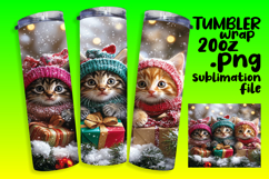 RICH 20oz Tumbler PNG Design , Cute Xmas Product Image 1
