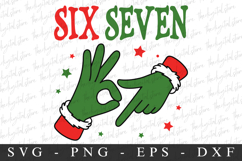 Christmas Six Seven Svg | Christmas svg | Svg cut file Product Image 1