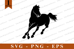 Horse SVG, Horse vector, Horse Silhouette, Cut files Product Image 1