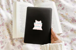 Printable Cozy Book Lover Sticker | I'm At My Coziest Product Image 3